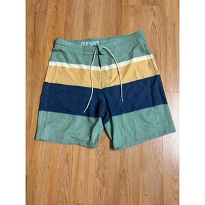Old‎ Navy Men's Striped Board Shorts Size 34 Swim Trunks